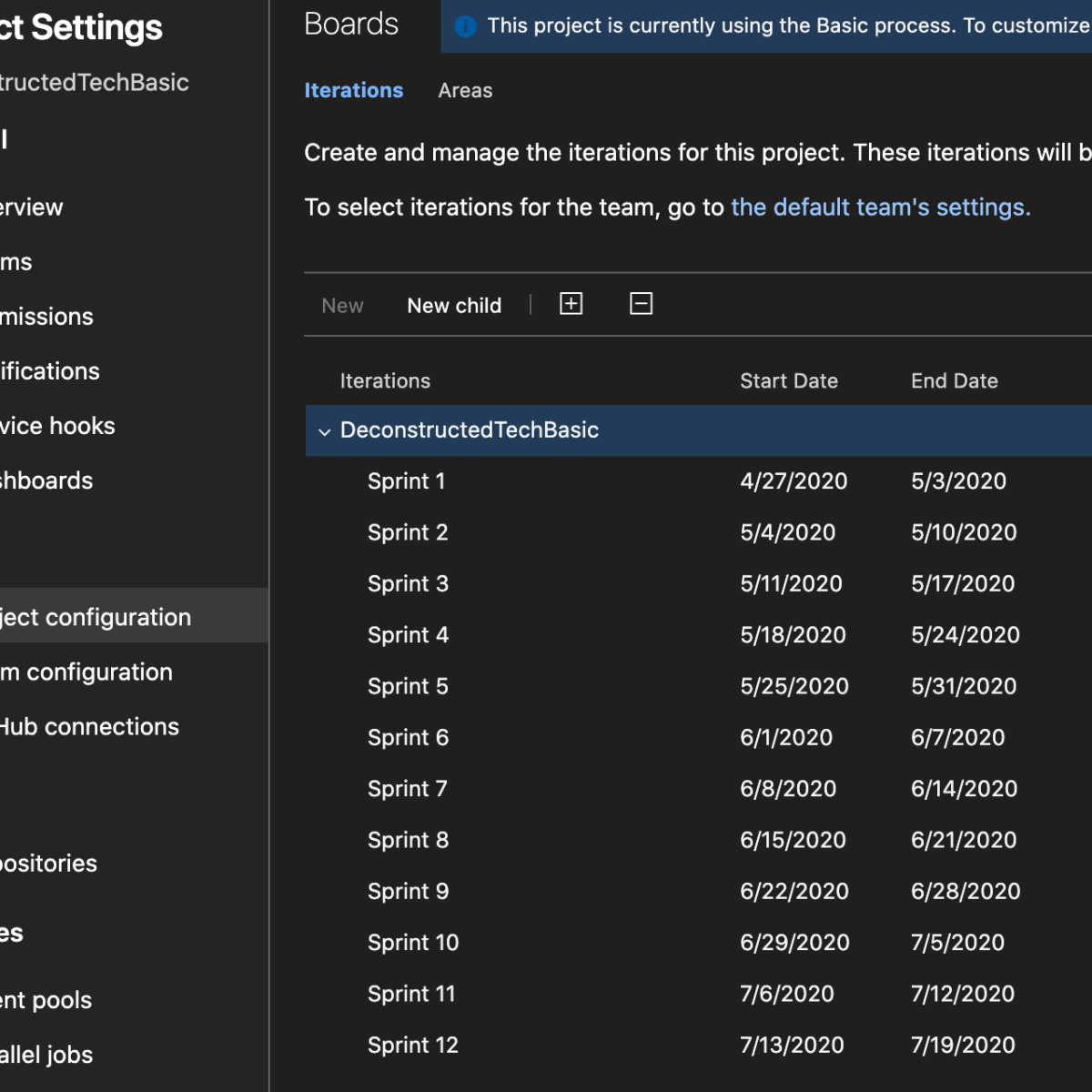 Creating Sprints in Azure DevOps Boards using Azure CLI on macOS and&nbsp;Linux
